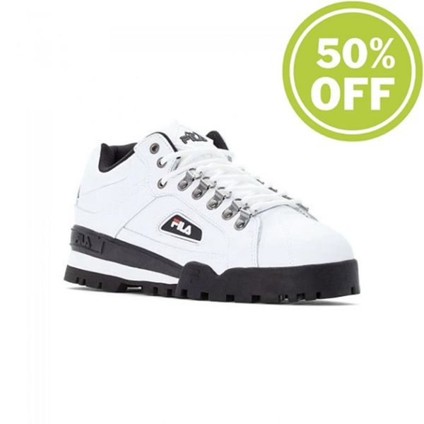 Fila Trailblaizer L Men's Sneakers - White,NZ 356-89431